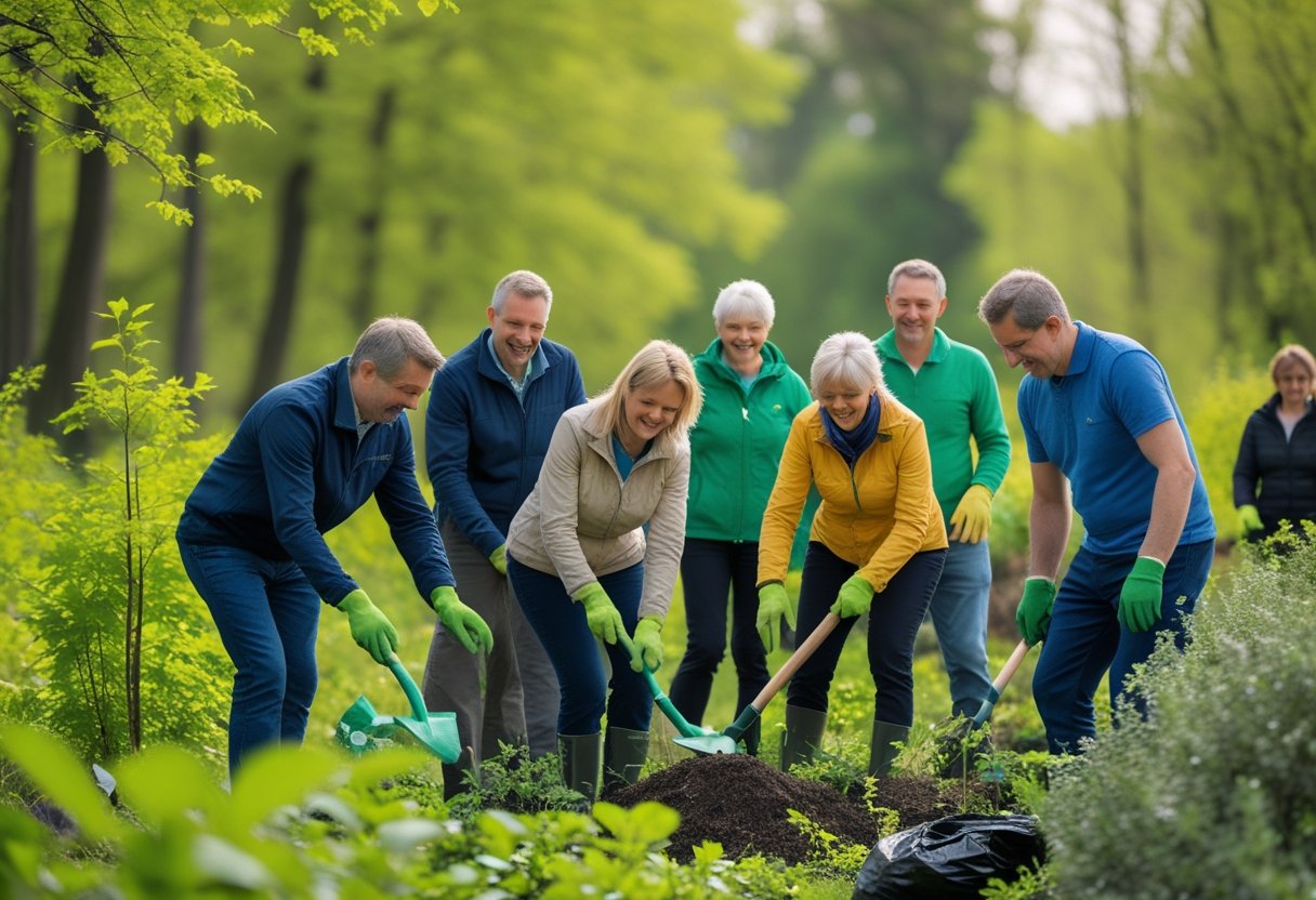 Grønne aktiviteter for voksne i naturen der fremmer bæredygtighed
